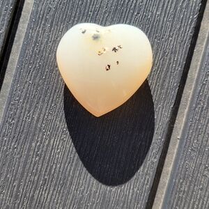 Agate Crystal Heart